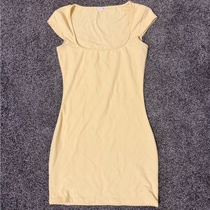 Garage Yellow Mini Dress